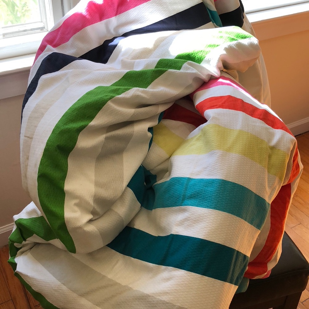 Kate Spade Full/Queen Stripped Comforter